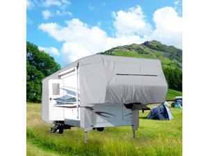 NEH® Waterproof Superior 5th Wheel Toy Hauler RV Motorhome Cover Fits Length 37'-41' New Fifth Wheel Travel Trailer Camper Zippered Panels Heavy Duty 4 Layer Fabric NEH® Waterproof Superior 5th Wheel Toy Hauler RV Motorhome Cover Fits Length 37'-41' New Fifth Wheel Travel Trailer Camper Zippered Panels Heavy Duty 4 Layer Fabric
