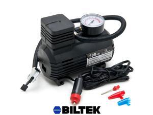 Biltek® NEW Portable Mini Air Compressor Electric Tire Inflator Pump 12 Volt Car 12V PSI Biltek® NEW Portable Mini Air Compressor Electric Tire Inflator Pump 12 Volt Car 12V PSI