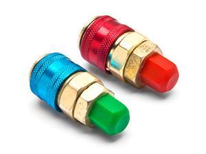 Biltek A/C R134a Quick Coupler Adapter Car High & Low Side HVAC SAE Male Flare Fitting Biltek A/C R134a Quick Coupler Adapter Car High & Low Side HVAC SAE Male Flare Fitting