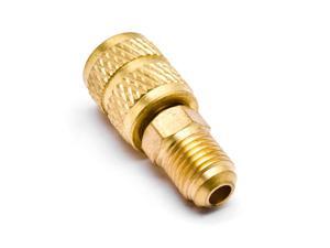 Biltek 1/4" Male SAE x 5/16" Female SAE Swivel Adapter for R410a Mini Split HVAC System Biltek 1/4" Male SAE x 5/16" Female SAE Swivel Adapter for R410a Mini Split HVAC System