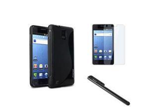 Black TPU Rubber Case+LCD Screen Protector For Samsung Infuse 4G+Black Stylus Black TPU Rubber Case+LCD Screen Protector For Samsung Infuse 4G+Black Stylus