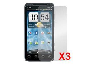 3 pcs Glossy & Clear Screen Protector Film for Sprint HTC EVO 3D 3 pcs Glossy & Clear Screen Protector Film for Sprint HTC EVO 3D
