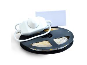 HitLights Weatherproof (IP-65) SMD5050 Warm White LED Light Strip Kit - 150 LEDs, 16.4 Foot Roll - Includes 36W Power Supply and Dimmer - 3000K - 123 Lumens Per Foot HitLights Weatherproof (IP-65) SMD5050 Warm White LED Light Strip Kit - 150 LEDs, 16.4 Foot Roll - Includes 36W Power Supply and Dimmer - 3000K - 123 Lumens Per Foot