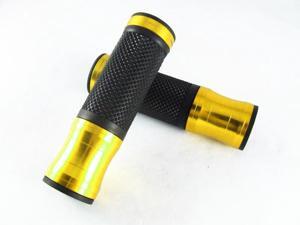 Custom Logo Motorcycle CNC Aluminum Grips for Sym Fighter ZR GTS 200 250 Gold Custom Logo Motorcycle CNC Aluminum Grips for Sym Fighter ZR GTS 200 250 Gold