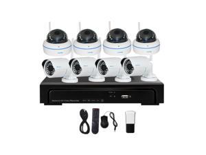 JideTech® 8ch NVR Kit Security System 720P Wireless WiFi CCTV IP Camera Support Smartphone Remote Monitoring for Indoor and Outdoor JideTech® 8ch NVR Kit Security System 720P Wireless WiFi CCTV IP Camera Support Smartphone Remote Monitoring for Indoor and Outdoor
