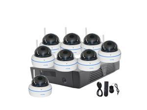 JideTech® 1080P HD 2.0 MP 8CH NVR CCTV Surveillance System with 8 Wireless WiFi IP NetworK Day Night IR 15m Outdoor Indoor Video Security Camera for iOS Android Remote Access Motion Detection JideTech® 1080P HD 2.0 MP 8CH NVR CCTV Surveillance System with 8 Wireless WiFi IP NetworK Day Night IR 15m Outdoor Indoor Video Security Camera for iOS Android Remote Access Motion Detection