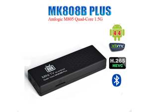 MK808B Plus Amlogic M805 Quad-Core 1G/8G Android 4.4 HDMI TV Dongle TV Stick PC Bluetooth 4.0 Support XBMC/Miracast / DLNA Mini TV for Android MK808B Plus Amlogic M805 Quad-Core 1G/8G Android 4.4 HDMI TV Dongle TV Stick PC Bluetooth 4.0 Support XBMC/Miracast / DLNA Mini TV for Android