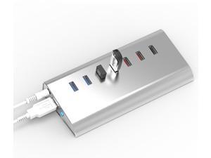 Sunrise Aluminum USB 3.0 HUB 7 Ports Desktop Hub High Speed 5Gbps 3.0 USB HUB Splitter Adapter with 2 Smart Charging Ports+ QC2.0 Port Hub Charging Sync Data for PC Macbook Laptop Sunrise Aluminum USB 3.0 HUB 7 Ports Desktop Hub High Speed 5Gbps 3.0 USB HUB Splitter Adapter with 2 Smart Charging Ports+ QC2.0 Port Hub Charging Sync Data for PC Macbook Laptop