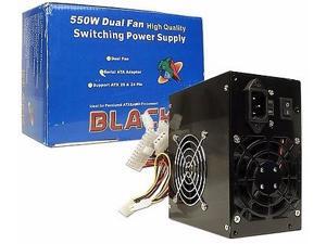 Logisys 550W watt ATX 20+4-Pin Power Supply PSU w/SATA - PS550A-BK (Black) Logisys 550W watt ATX 20+4-Pin Power Supply PSU w/SATA - PS550A-BK (Black)