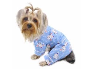 Snowman & Snowflake Flannel Pajamas with 2 Pockets Snowman & Snowflake Flannel Pajamas with 2 Pockets