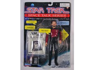Star Trek Space Talk Series William T Riker Action Figure Playmates MIP Star Trek Space Talk Series William T Riker Action Figure Playmates MIP