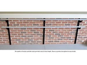 Vita Vibe Collarless Aluminum Double Bar Adjustable Height Wall Mount Ballet Barre System, WD96-A, 8 Foot Vita Vibe Collarless Aluminum Double Bar Adjustable Height Wall Mount Ballet Barre System, WD96-A, 8 Foot