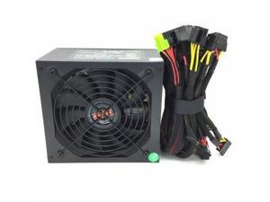 Black 1050W ATX Power Supply 14CM Fan PCIe 6/8 Pin,20/24 Pin,4/8 Pin EPS12V SATA Black 1050W ATX Power Supply 14CM Fan PCIe 6/8 Pin,20/24 Pin,4/8 Pin EPS12V SATA