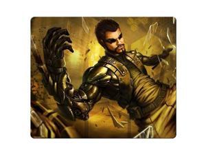 gaming mousemat cloth / rubber nonslip backing Oblong Deus Ex Human Revolution 9" x 10" gaming mousemat cloth / rubber nonslip backing Oblong Deus Ex Human Revolution 9" x 10"