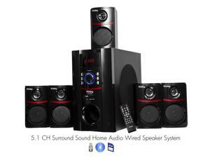 FS5010BT 800Watt Bluetooth 5.1 Home Theater Speaker System w/ USB SD FS5010BT 800Watt Bluetooth 5.1 Home Theater Speaker System w/ USB SD