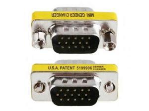15 Pin SVGA VGA Female to Female gender changer adapter Converter Plug Coupler 15 Pin SVGA VGA Female to Female gender changer adapter Converter Plug Coupler