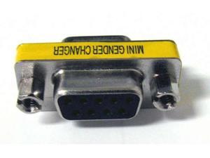 9 Pin RS-232 DB9 Female to Female Serial Cable Gender Changer Coupler Adapter 9 Pin RS-232 DB9 Female to Female Serial Cable Gender Changer Coupler Adapter
