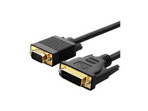 5 FT Premuim DVI-I Dual Link male 24+5 to VGA Male M/M Video Cable Adapter 5 FT Premuim DVI-I Dual Link male 24+5 to VGA Male M/M Video Cable Adapter