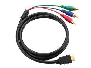 5FT 1.5M HDMI Male to 3 RCA Video Audio Converter AV Adapter Cable 5FT 1.5M HDMI Male to 3 RCA Video Audio Converter AV Adapter Cable