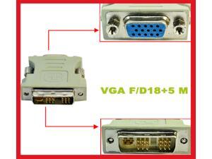 HQmade Single Link DVI-I Male 18+5pin to VGA 15pin HD15 Female Connector Adapter HQmade Single Link DVI-I Male 18+5pin to VGA 15pin HD15 Female Connector Adapter
