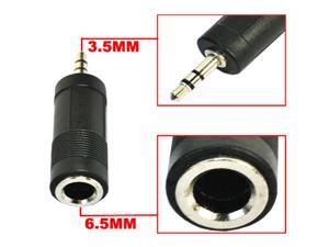 Audio 3.5mm Aux to 6.35mm Male to Female Stereo Adapter Converter Audio 3.5mm Aux to 6.35mm Male to Female Stereo Adapter Converter