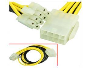 HQmade ATX 8P 8-Pin CPU Power Supply Extension Cable Male to Female - 20cm HQmade ATX 8P 8-Pin CPU Power Supply Extension Cable Male to Female - 20cm
