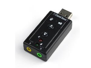 HQmade USB Virtual 7.1 Stereo Audio Chanel Sound Adapter - For Windows & Mac OSX - with Mute & Volume Control Button HQmade USB Virtual 7.1 Stereo Audio Chanel Sound Adapter - For Windows & Mac OSX - with Mute & Volume Control Button