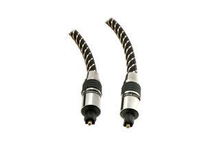 HQmade Digital Optical Audio Toslink Cable Nylon Braided High Speed - 16‘ (5 Meters) HQmade Digital Optical Audio Toslink Cable Nylon Braided High Speed - 16‘ (5 Meters)