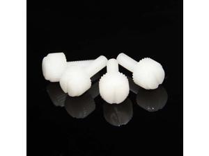 HQmade M3 x 10mm Nylon Screw White Color Plastic Thumb Screws - Order By PCS HQmade M3 x 10mm Nylon Screw White Color Plastic Thumb Screws - Order By PCS