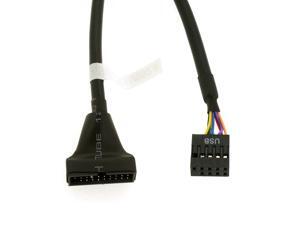 HQmade 19 Pin USB 3.0 Male To 9 Pin USB 2.0 Female Motherboard Cable Internal Adapter Converter HQmade 19 Pin USB 3.0 Male To 9 Pin USB 2.0 Female Motherboard Cable Internal Adapter Converter
