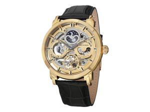 Stuhrling Men's 47mm Automatic Black Calfskin Stainless Steel Case Watch 371.02 Stuhrling Men's 47mm Automatic Black Calfskin Stainless Steel Case Watch 371.02