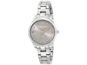 Stuhrling Women's 32mm Silver Steel Bracelet & Case Sapphire Glass Watch 607L.03 Stuhrling Women's 32mm Silver Steel Bracelet & Case Sapphire Glass Watch 607L.03