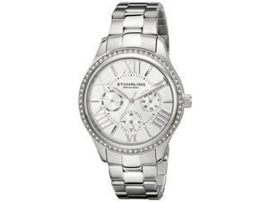 Stuhrling Women's 38mm Silver Steel Bracelet & Case krysterna Watch 391Ls.01 Stuhrling Women's 38mm Silver Steel Bracelet & Case krysterna Watch 391Ls.01