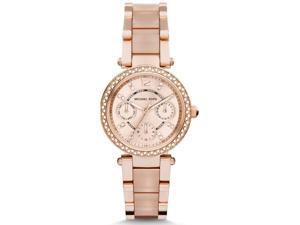 Michael Kors Women's 33mm Chronograph Mineral Glass Quartz Date Watch MK6110 Michael Kors Women's 33mm Chronograph Mineral Glass Quartz Date Watch MK6110