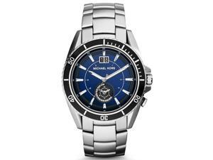 Michael Kors Men's 45mm Silver Steel Bracelet & Case Mineral Glass Watch MK8400 Michael Kors Men's 45mm Silver Steel Bracelet & Case Mineral Glass Watch MK8400