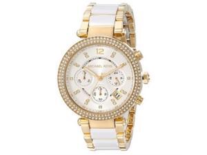 Michael Kors Women's 39mm Chronograph Mineral Glass Quartz Date Watch MK6119 Michael Kors Women's 39mm Chronograph Mineral Glass Quartz Date Watch MK6119