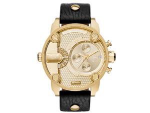 DIESEL MEN'S 51.5MM BLACK LEATHER BAND STEEL CASE QUARTZ ANALOG WATCH DZ7363 DIESEL MEN'S 51.5MM BLACK LEATHER BAND STEEL CASE QUARTZ ANALOG WATCH DZ7363