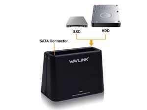 Wavlink 6TB Universal 2.5" 3.5" SATA USB 3.0 5Gb/s HDD/SSD Storage Docking Station, Plug and Play - Black Wavlink 6TB Universal 2.5" 3.5" SATA USB 3.0 5Gb/s HDD/SSD Storage Docking Station, Plug and Play - Black