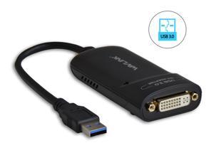 Wavlink SuperSpeed USB 3.0/2.0 to DVI Multi-Display Adapter up to 2560x1440 In Black (Supports Windows 10, 8.1, 8, 7, XP,Vista and Intel-Base Mac OS X 10.6 Or Later) Wavlink SuperSpeed USB 3.0/2.0 to DVI Multi-Display Adapter up to 2560x1440 In Black (Supports Windows 10, 8.1, 8, 7, XP,Vista and Intel-Base Mac OS X 10.6 Or Later)