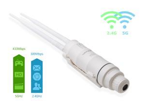 Wavlink AC600 High Power Outdoor Wireless WIFI Router/AP Repeater, 2.4GHz 150Mbps + 5GHz 433Mbps Outer Detachable Antenna outdoor Wireless Repeater Dual Band AC600 outside Repeater Router POE Wavlink AC600 High Power Outdoor Wireless WIFI Router/AP Repeater, 2.4GHz 150Mbps + 5GHz 433Mbps Outer Detachable Antenna outdoor Wireless Repeater Dual Band AC600 outside Repeater Router POE
