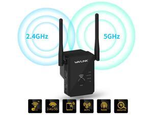 Wavlink Smart Dual Band Wireless Long Range Extender 2.4GHz/5GHz 300Mbps Wi-Fi Signal Booster IEEE802.11n RJ45 Ethernet LAN Port Support Repeater / Access Point / Router Modes - US Plug Wavlink Smart Dual Band Wireless Long Range Extender 2.4GHz/5GHz 300Mbps Wi-Fi Signal Booster IEEE802.11n RJ45 Ethernet LAN Port Support Repeater / Access Point / Router Modes - US Plug