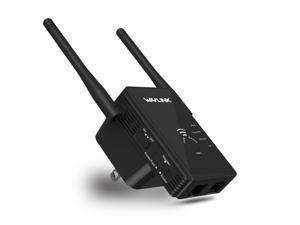 Wavlink 300Mbps Wireless Mini Router Wifi Range Extender Dual Band 2.4GHz/5GHz Ethernet Signal Booster 5dBi Intergrated Antennas WPS Encryption US Plug Support Router, Repeater, AP modes- Black Wavlink 300Mbps Wireless Mini Router Wifi Range Extender Dual Band 2.4GHz/5GHz Ethernet Signal Booster 5dBi Intergrated Antennas WPS Encryption US Plug Support Router, Repeater, AP modes- Black