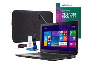 Toshiba C55D Laptop bundle ($50 value accessories included) / 15.6" Display / A8-6410 / 4GB / 1TB / DVD RW / Windows 8.1 - Including Kaspersky / Targus Sleeve / Screen Cleaner / SanDisk 8GB Flash Toshiba C55D Laptop bundle ($50 value accessories included) / 15.6" Display / A8-6410 / 4GB / 1TB / DVD RW / Windows 8.1 - Including Kaspersky / Targus Sleeve / Screen Cleaner / SanDisk 8GB Flash