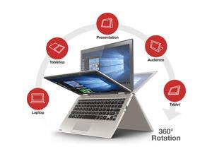 2016 Newest Toshiba Satellite Radius 2-in-1 11.6 inch HD Touch-Screen Convertible Laptop ( Intel Quad-Core Pentium N3700, 4GB, 500GB, No DVD, Bluetooth, Webcam, WiFi, HDMI, Windows 10 ) - Satin Gold 2016 Newest Toshiba Satellite Radius 2-in-1 11.6 inch HD Touch-Screen Convertible Laptop ( Intel Quad-Core Pentium N3700, 4GB, 500GB, No DVD, Bluetooth, Webcam, WiFi, HDMI, Windows 10 ) - Satin Gold