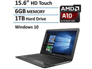 HP 15-inch High Performance Premium Touchscreen Laptop (2016 New Flagship Edition), AMD A10-9600P Quad-Core Processor 3.3GHz, 6GB RAM, 1TB HDD, HDMI, DVD+RW DL, Webcam, Windows 10 64bit, Black HP 15-inch High Performance Premium Touchscreen Laptop (2016 New Flagship Edition), AMD A10-9600P Quad-Core Processor 3.3GHz, 6GB RAM, 1TB HDD, HDMI, DVD+RW DL, Webcam, Windows 10 64bit, Black