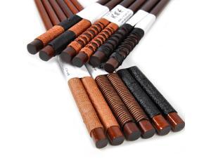 6 Pairs Chopsticks Set Handmade Japanese Natural Chestnut Wood Value Gift good 6 Pairs Chopsticks Set Handmade Japanese Natural Chestnut Wood Value Gift good
