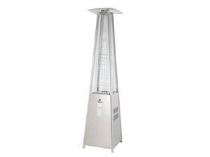 Outdoor Garden Courtyard Patented 34 -200 BTU Stainless Steel Pyramid Patio Electronic Flame Heater Outdoor Garden Courtyard Patented 34 -200 BTU Stainless Steel Pyramid Patio Electronic Flame Heater