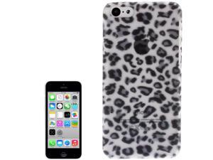 Grey Leopard Pattern Translucent Frosted Plastic Protective Case for iPhone 5C Grey Leopard Pattern Translucent Frosted Plastic Protective Case for iPhone 5C