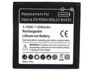2500mAh BA950 Battery for Sony Xperia ZR M36H / SOL22 2500mAh BA950 Battery for Sony Xperia ZR M36H / SOL22