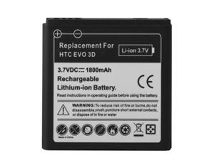 1800mAh Battery for HTC EVO 3D / Sensation XL / G14 / X515m / G17 Sensation XE Z715e / G18 1800mAh Battery for HTC EVO 3D / Sensation XL / G14 / X515m / G17 Sensation XE Z715e / G18